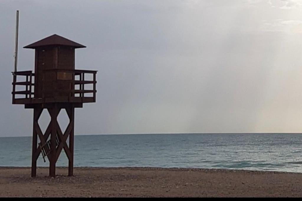 Apartamento Junto Al Mar Con Wifi Y Piscina Sagunto Luaran gambar